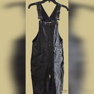 Madewell Women's Black Denim Overalls | Size XS